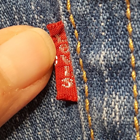 Levi's 550 Relaxed Boot Cut Jeans Size 12 Med - Picture 12 of 14